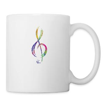 Musican Lover Headphones Just Music - Mug - white - Right