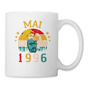 May 1996 Anniversary Vintage Happy Birthday - Mug - white - Right