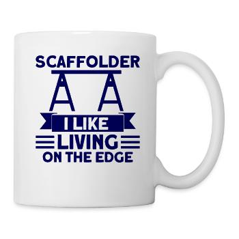 Scaffolding Construction Site Scaffolding Job Gift - Mug - white - Right