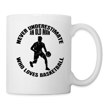Basketball Verein Basketballer Basketballliebhaber - Tasse - Weiß - Rechts