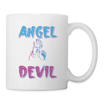Cavalier Équitation Chevaux - Mug blanc - blanc - Droite