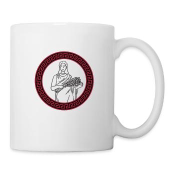 Antike Griechische Mythologie und Griechischer - Tasse - Weiß - Rechts