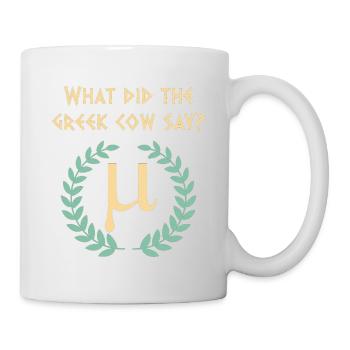 Antike Griechische Mythologie und Griechische - Tasse - Weiß - Rechts