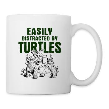 Schildkröten - Tasse - Weiß - Rechts