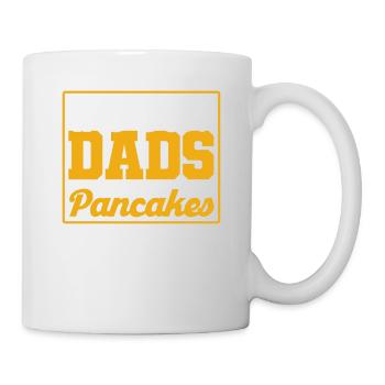 Pfannkuchen Liebhaber Geschenk Pfannkuchen Spruch - Tasse - Weiß - Rechts
