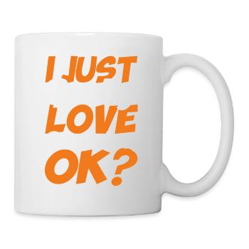 Pfannkuchen Liebhaber Geschenk Pfannkuchen Spruch - Tasse - Weiß - Rechts