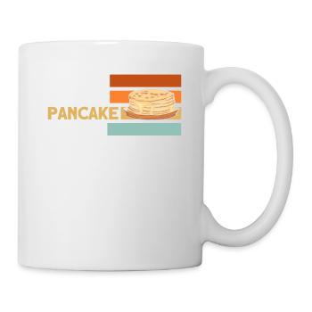 Pfannkuchen Liebhaber Geschenk Pfannkuchen Spruch - Tasse - Weiß - Rechts