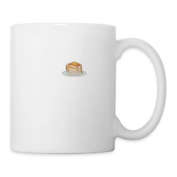 Pfannkuchen Liebhaber Geschenk Pfannkuchen Spruch - Tasse - Weiß - Rechts