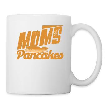 Pfannkuchen Liebhaber Geschenk Pfannkuchen Spruch - Tasse - Weiß - Rechts