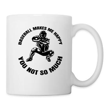 Baseball Baseball Game Gift Baseball Lover - Mug - white - Right