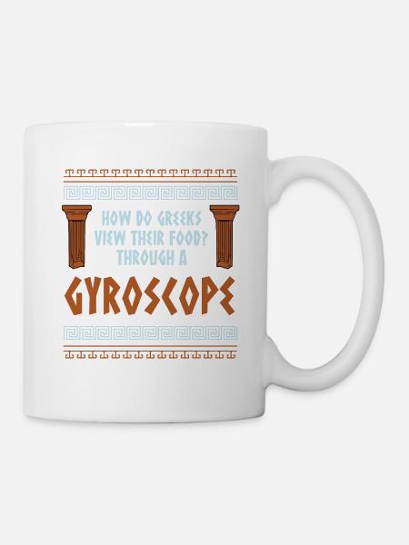 Antike Griechische Mythologie und Griechisches - Tasse - Weiß