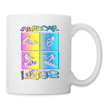 Awesome since 1998. Wakeboard Lifestyle - Mug - white - Right