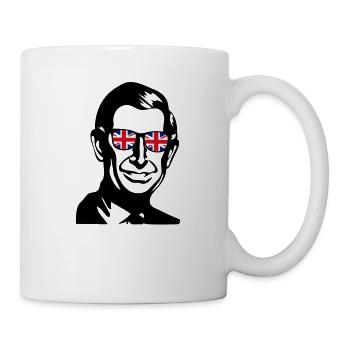 King Charles Sunglasses - Tasse - Weiß - Rechts