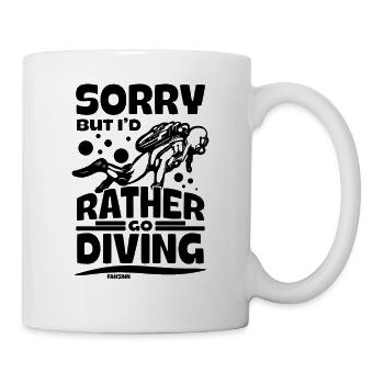 Diving Scuba Instructor Holiday Summer Gift - Mug - white - Right
