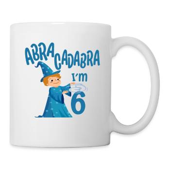 Magicien Anniversaire Garçon 6 ans Im 6 ans Cadeau - Mug blanc - blanc - Droite