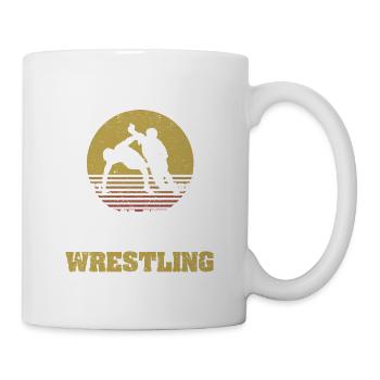 Blutgerinnsel Ringen Sie weiter Lustig Motivation - Tasse - Weiß - Rechts