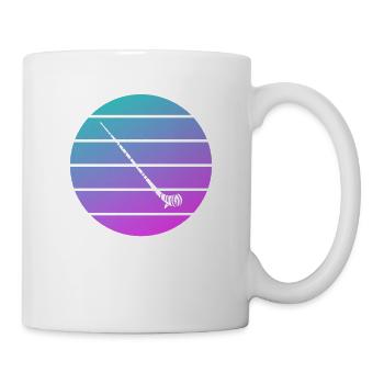 Retro Vintage Classic pour un joueur de cor des Alpes fait - Mug blanc - blanc - Droite