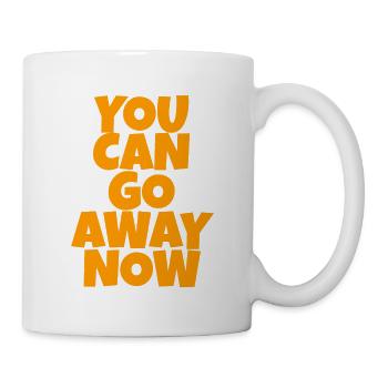 Vous pouvez partir maintenant 2 - Mug blanc - blanc - Droite