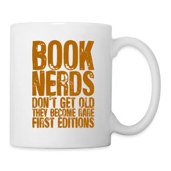 Les nerds du livre ils deviennent rares Premières éditions 2 - Mug blanc - blanc - Droite