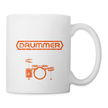 Don't Pick A Fight With A Drummer 4 - Mug - white - Right