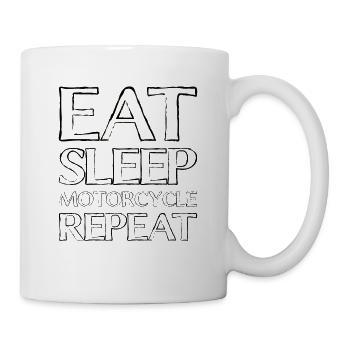 Eating Sleep Motorcycle - Mug - white - Right