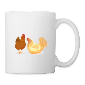 I Don't Have Ducks Or A Row, I Have Chickens - Tasse - Weiß - Rechts