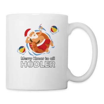 Merry Christmas To Alle Hodler - Mug - white - Right