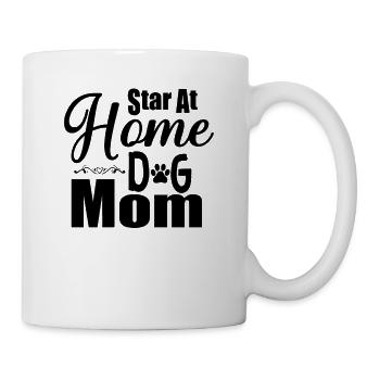 Star à la maison chien maman - Mug blanc - blanc - Droite