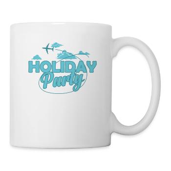 Fêtes de Noël Célébrations Danse Musique Amis - Mug blanc - blanc - Droite