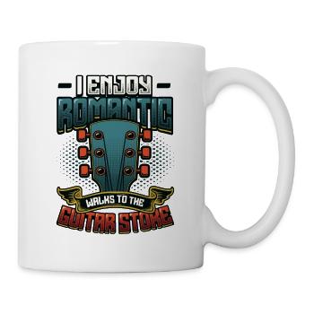I enjoy Romantic Walks - Mug - white - Right