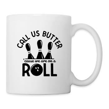Bowling - Tasse - Weiß - Rechts