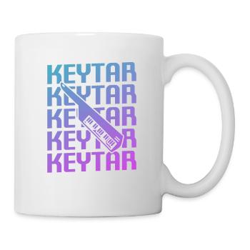 Retro Vintage Classic Keytar Player Instrument - Mug - white - Right