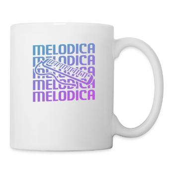 Retro Vintage Classic Melodica Player Instrument - Mug blanc - blanc - Droite