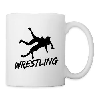 Grappling Martial Arts Wrestling - Tasse - Weiß - Rechts