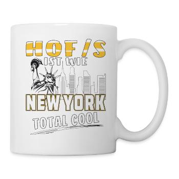 HOF IST WIE NEW YORK - Tasse - Weiß - Rechts