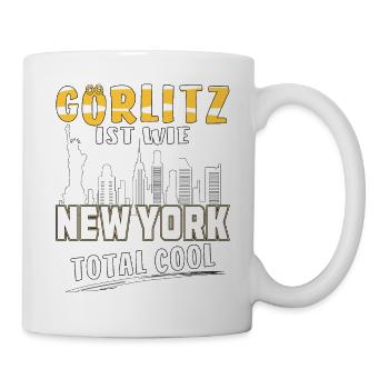 GÖRLITZ IST WIE NEW YORK - Tasse - Weiß - Rechts