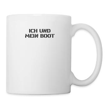 Segeln - Ich und mein Boot - Tasse - Weiß - Rechts