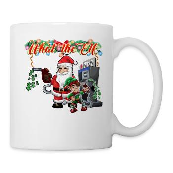 Père Noël et Elf Prix élevé de l’essence - Ce que l’Elfe - Mug blanc - blanc - Droite
