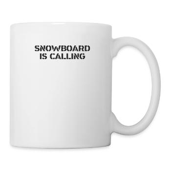 Snowboard - Snowboard is calling - Mug - white - Right