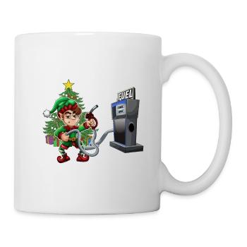 What the Elf - FunnY Christmas Expensive Gas - Mug - white - Right