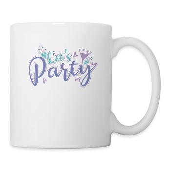 Let's Party Celebrations Dance Music Friends - Mug blanc - blanc - Droite