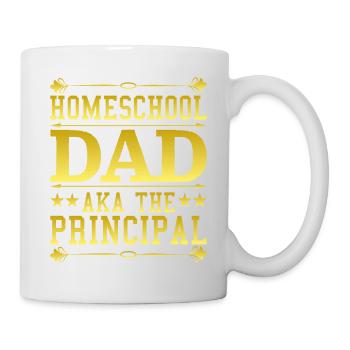 Homeschool Dad Aka The Principal - Mug - white - Right