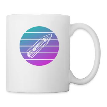 Retro Vintage Classic Santoor Player Instrument - Mug blanc - blanc - Droite
