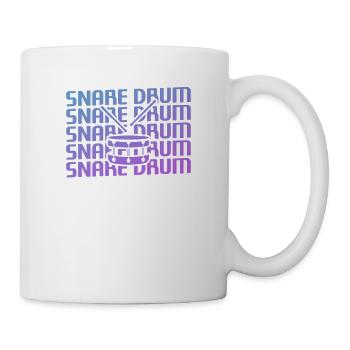 Instrument de caisse claire classique rétro vintage - Mug blanc - blanc - Droite