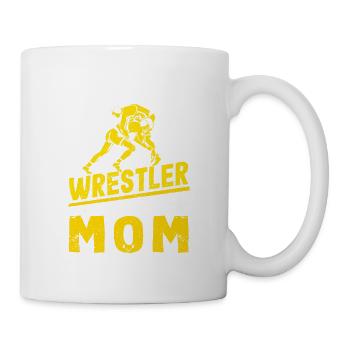 Wrestling Mum Mother's Day Mein Lieblingswrestler - Tasse - Weiß - Rechts