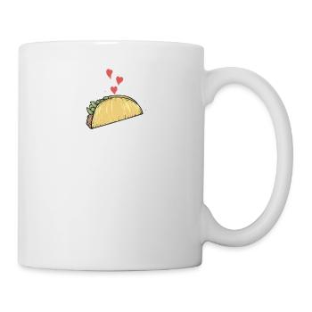 Taco Cuisine Mexicaine Mexique Tortilla Burrito - Mug blanc - blanc - Droite
