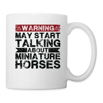 Talk about miniature horse - Mug - white - Right