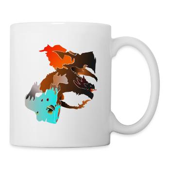 Dragon - Tasse - Weiß - Rechts