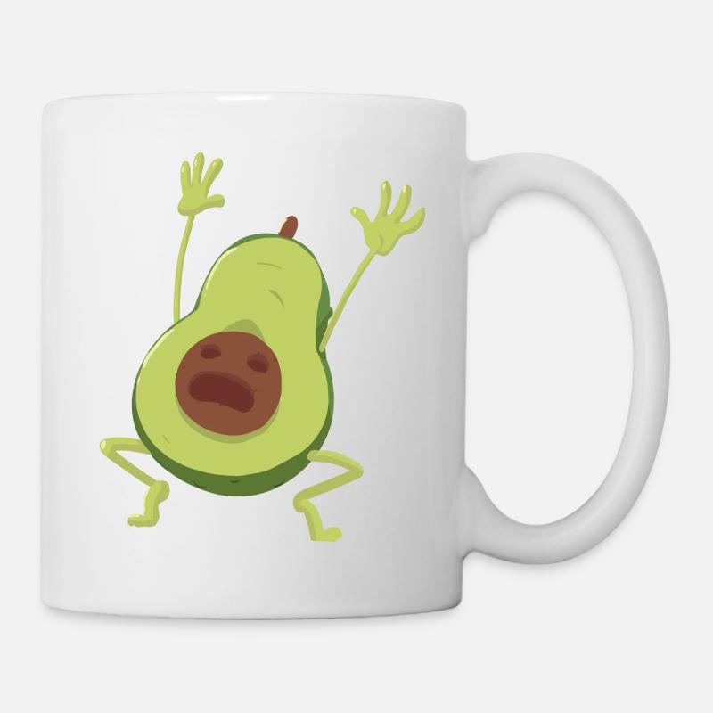 Screaming Avocado - Mug - white
