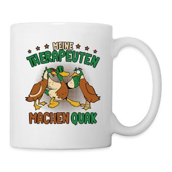 Enten - Tasse - Weiß - Rechts